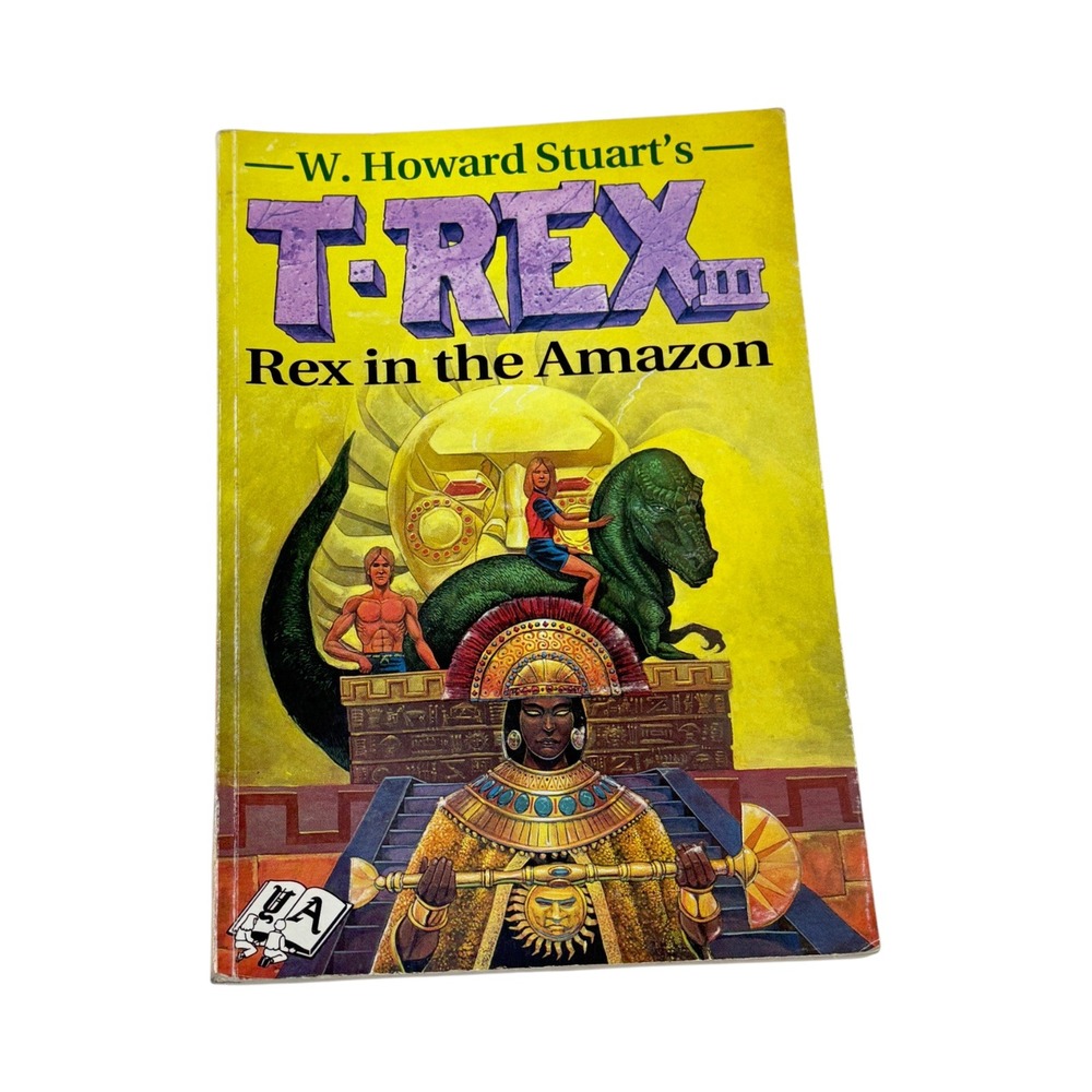 T-Rex III Rex in the Amazon PB Book 1996 First Edition W. Howard Stuart
